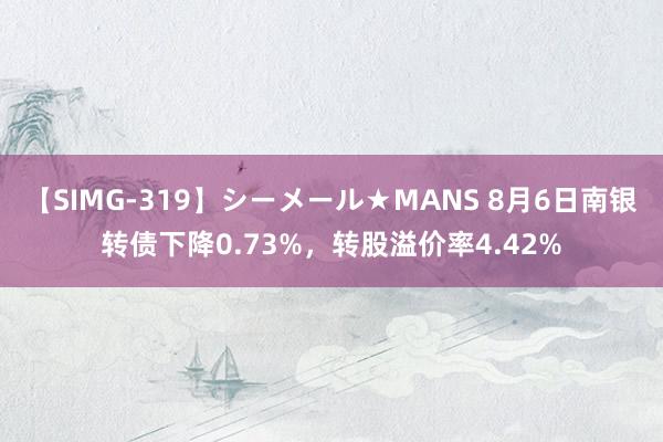 【SIMG-319】シーメール★MANS 8月6日南银转债下降0.73%，转股溢价率4.42%